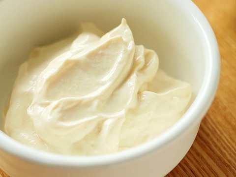 混ぜて置くだけ!さっぱりヘルシー☆豆乳クリーム